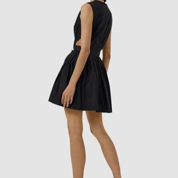 NWOT French Connection Adelade Cut Out Poplin Mini Dress - Picture 4 of 8